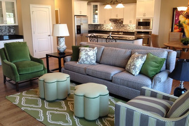 Inspiration for a timeless family room remodel in Milwaukee