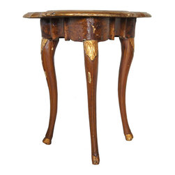 Swedish/German Baroque Painted Pine and Gilt Console Table - Console Tables