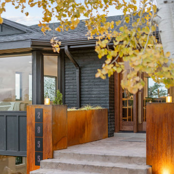 Beautiful Corten Modern Porch - Salt Lake City, Utah