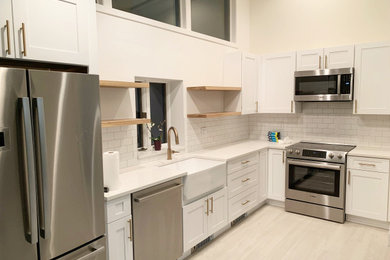 Inspiration for a country kitchen remodel in New York