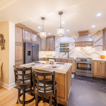 Valley Stream Kitchen, Dining & Living Remodel
