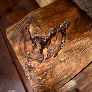Reviving Unique Reclaimed Hardwood Floors in Homer Glen, Illinois.
