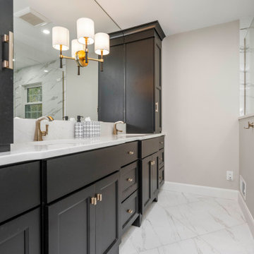 Bathroom Remodel | Contemporary Modern Bathroom - Deer Lake