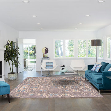 Aileen Area Rug in Cream & Gray