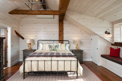 Photo of a farmhouse bedroom in Boston.