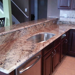 Sienna Bordeaux Granite Countertops - Products