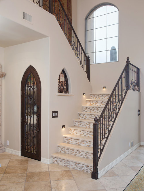 Porcelain Tile Stair Treads Houzz