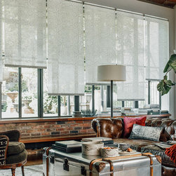 Natural Roller Shades by The Shade Store - Living Room Furniture