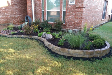 This is an example of a rustic landscaping in Dallas.
