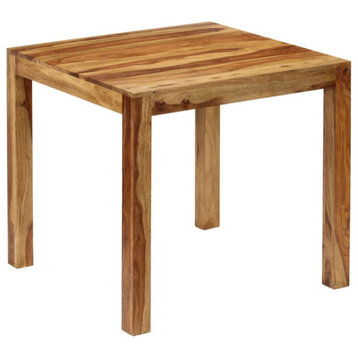 vidaXL Solid Sheesham Wood Dining Table Wooden Bistro Kitchen Table Furniture