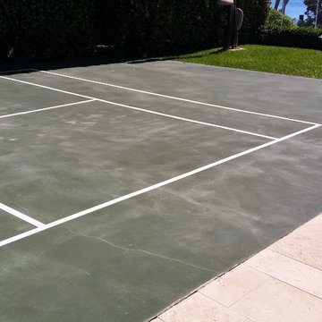 Malibu Teak + Tennis Court