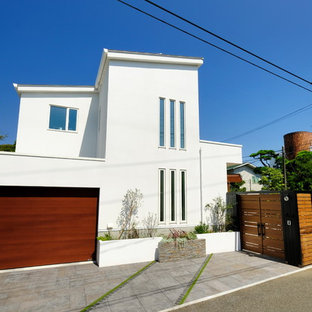 他の地域のビーチスタイルのおしゃれな家の外観の写真