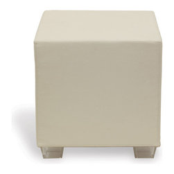 Hancock Ivory Ottoman - Products