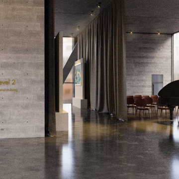 Ausstellungsraum am Tag