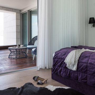 Master bedroom with terrace access