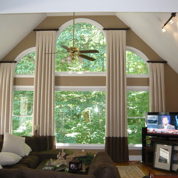 Suwanee home box pleat panels