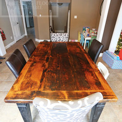 Reclaimed Wood Harvest Tables - Products