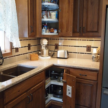 Galva, IL- Rustic Beech Kitchen With Storage Galore!