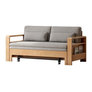 Oak Gray-Ordinary Cushion 1.38m Sofa Bed 54.3x30.9 - 76.8x31.1