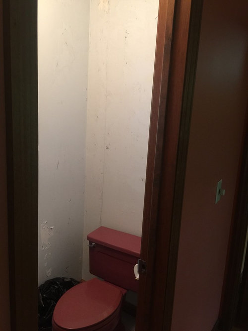 Ideas for a tiny, narrow half bathroom