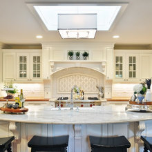 Arch for stove backsplash
