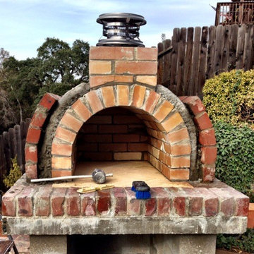 The Lyford Family Wood Fired Brick Pizza Oven in California