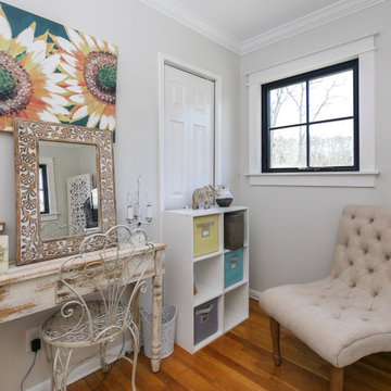 New Black Window in Lovely Vanity Area - Renewal by Andersen Long Island