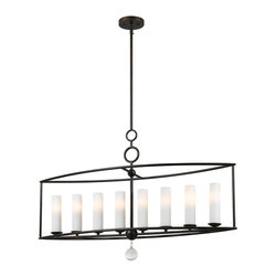 Crystorama Cameron 8-Light Chandelier in English Bronze - Products