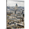 "Parisian Cityscape" Wrapped Canvas Art Print, 20"x30"x1.5"