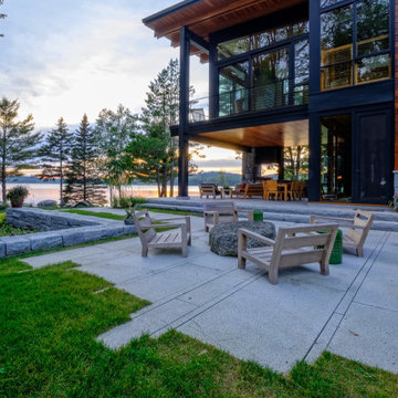 A Balance of Hardscapes and Softscapes on Lake Sunapee, New Hampshire