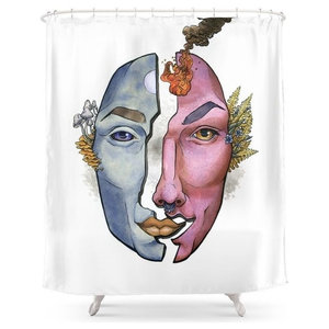 Bass Fish Shower Curtain Beach Style Shower Curtains By Society6