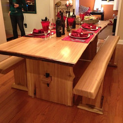 Live-Edge Harvest Table - Dining Tables