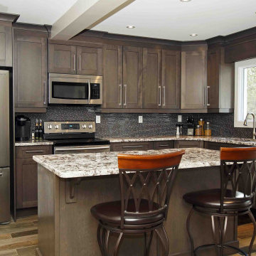 Maple Stain Shaker-Style Door- Earth tones