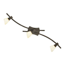 Eglo - Ona 3-Light Antique Brown Transitional Lighting Track - Track Heads And Pendants