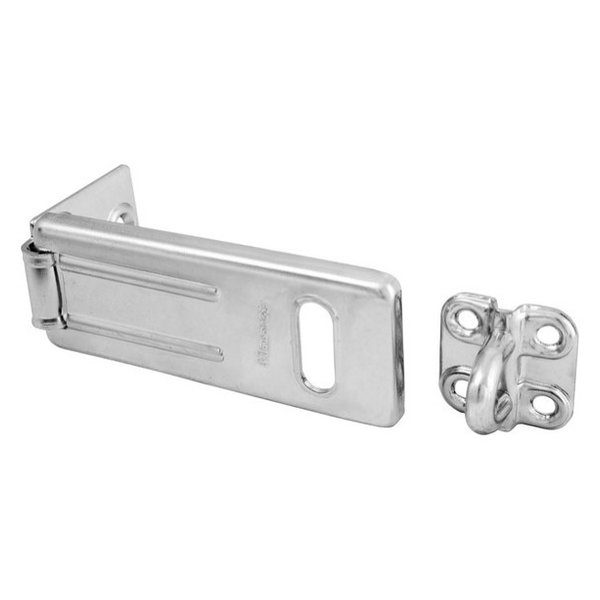 Master Lock 704-D Hardened Steel Security Hasp, 4-1/2"