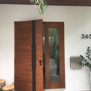 Mahogany Square Impact Doors