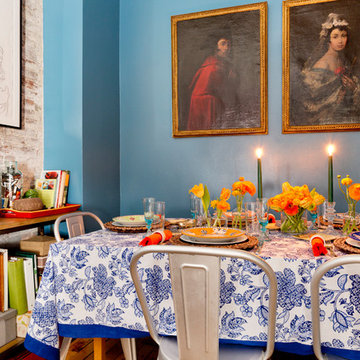 My Houzz: Vibrant Palette in a West Village Apartment