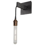 Kalco - Stuyvesant 5x9" 1-Light Industrial Sconce by Kalco - From the Stuyvesant collection  this Industrial 5Wx9H inch 1 Light Sconce will be a wonderful compliment to  any of these rooms: Hallway; Bedroom; Bath; Theater