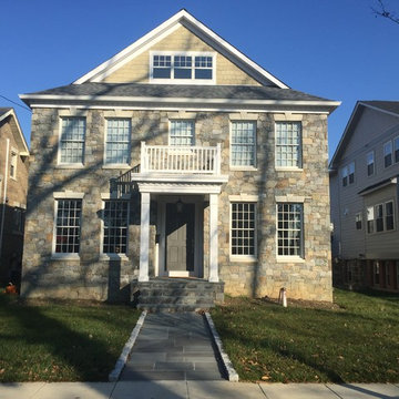 Custom House Construction With Building Stone Veneer in Columbia Heights DC