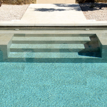 Bassin aixois 8m x 8m...Fusion de l'authentique et du contemporain