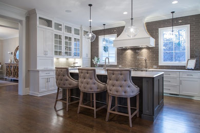 Transitional kitchen photo in Charlotte