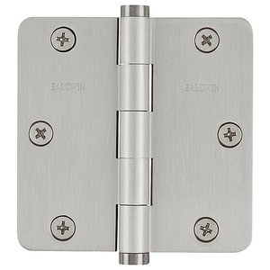 Home Improvement Deltana S35R515 Residential Thickness Steel 3 1/2-Inch x 3 1/2-Inch x 5/8-Inch Radius Hinge Top Notch Distributors Inc. 
