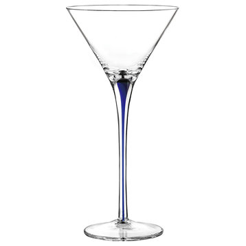 Tempest Cobalt Martini Glasses, Set of 4