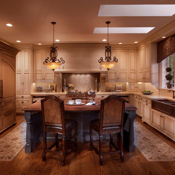 European Traditional Kitchen with French Influence