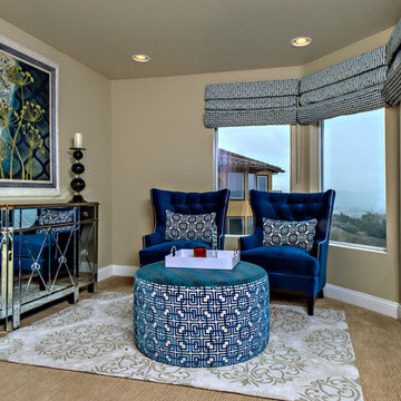 Signal Hill Transitional Glam Bedroom