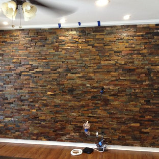 Inspiration for a rustic home design remodel in Los Angeles