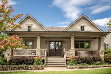 Example of an exterior home design in Other