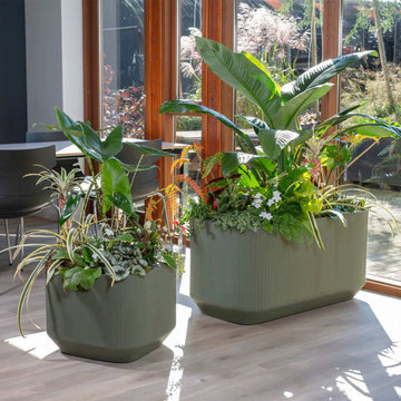 Green Barrier Planters - Divide the Space with Planters