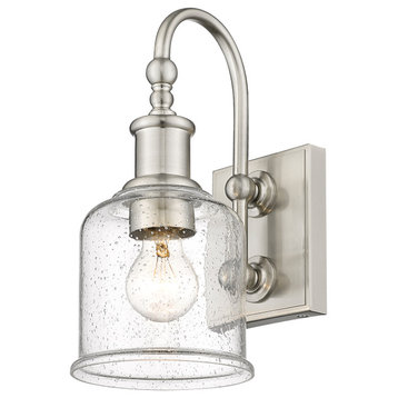 Z-Lite 734-1S-BN Bryant 1 Light Wall Sconce in Brushed Nickel