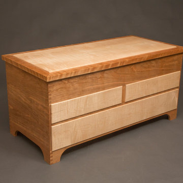 Tiger Maple Blanket Chest